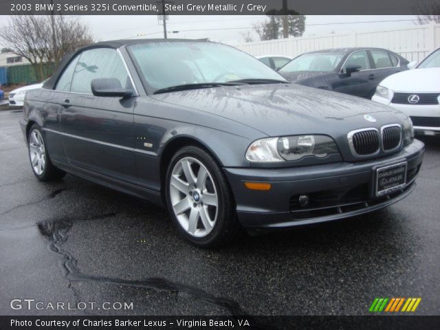 2003 BMW 3 Series 325i Convertible in Steel Grey Metallic