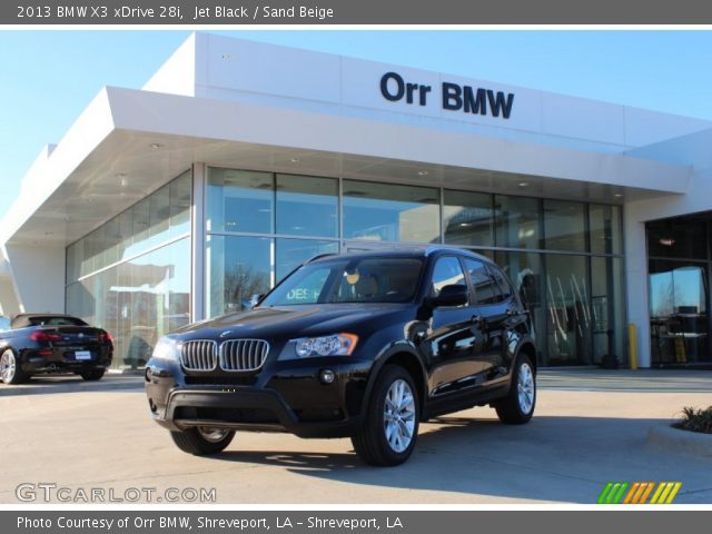 2013 BMW X3 xDrive 28i in Jet Black