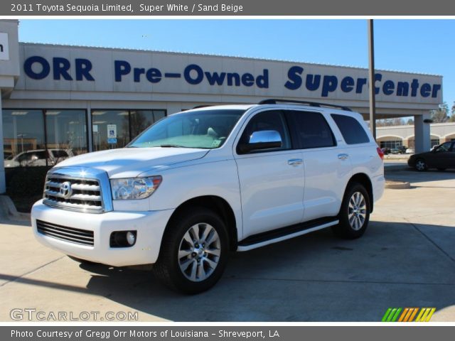 2011 Toyota Sequoia Limited in Super White