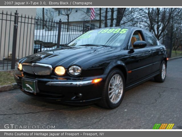 2007 Jaguar X-Type 3.0 in Ebony Black