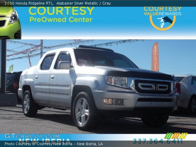 2010 Honda Ridgeline RTL in Alabaster Silver Metallic