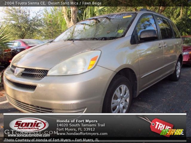 2004 Toyota Sienna CE in Desert Sand Mica