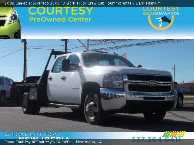 2008 Chevrolet Silverado 3500HD Work Truck Crew Cab in Summit White