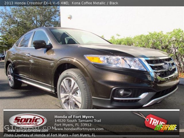 2013 Honda Crosstour EX-L V-6 4WD in Kona Coffee Metallic