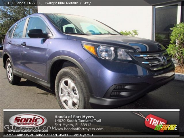 2013 Honda CR-V LX in Twilight Blue Metallic