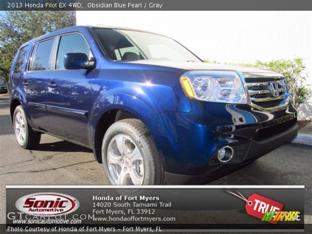 2013 Honda Pilot EX 4WD in Obsidian Blue Pearl