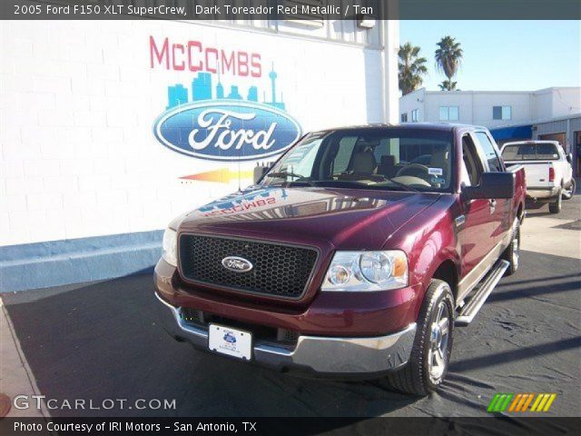 2005 Ford F150 XLT SuperCrew in Dark Toreador Red Metallic