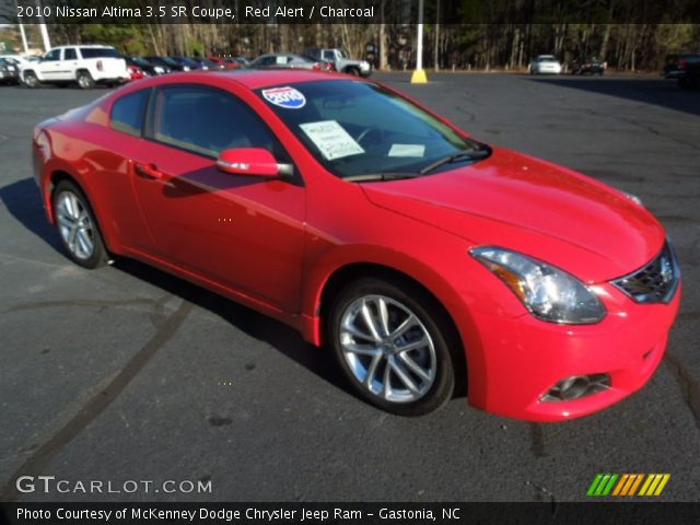 2010 Nissan Altima 3.5 SR Coupe in Red Alert