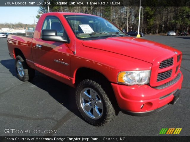 2004 Dodge Ram 1500 SLT Regular Cab 4x4 in Flame Red