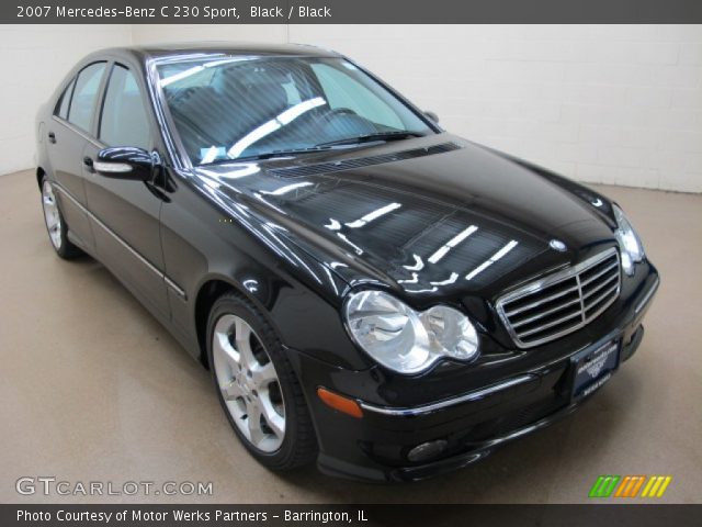 2007 Mercedes-Benz C 230 Sport in Black