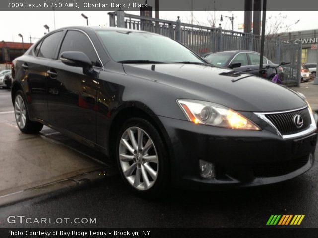 2009 Lexus IS 250 AWD in Obsidian Black