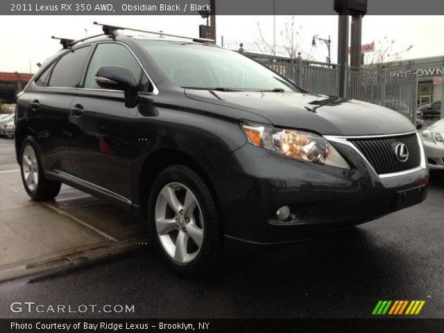 2011 Lexus RX 350 AWD in Obsidian Black