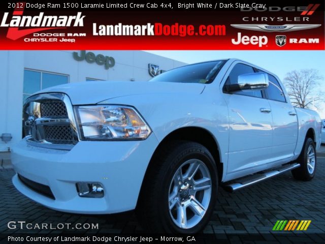 2012 Dodge Ram 1500 Laramie Limited Crew Cab 4x4 in Bright White