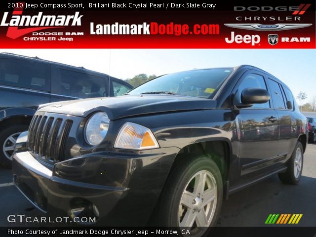 2010 Jeep Compass Sport in Brilliant Black Crystal Pearl