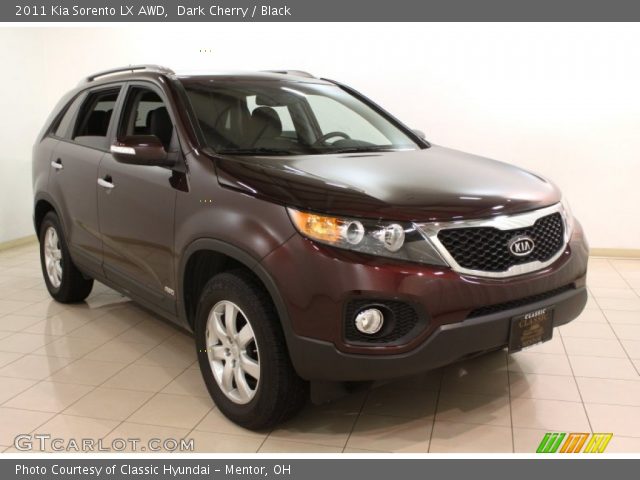 2011 Kia Sorento LX AWD in Dark Cherry