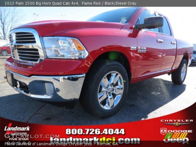 2013 Ram 1500 Big Horn Quad Cab 4x4 in Flame Red