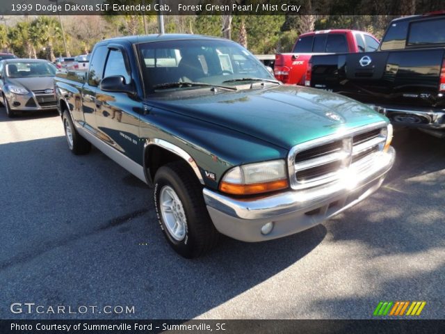 1999 Dodge Dakota SLT Extended Cab in Forest Green Pearl