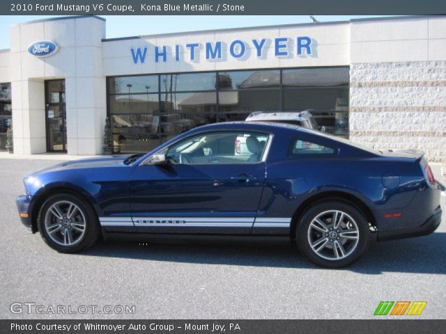 2010 Ford Mustang V6 Coupe in Kona Blue Metallic
