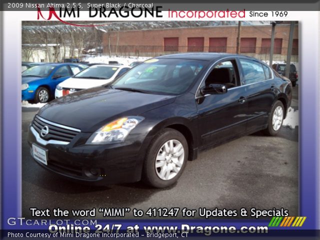 2009 Nissan Altima 2.5 S in Super Black