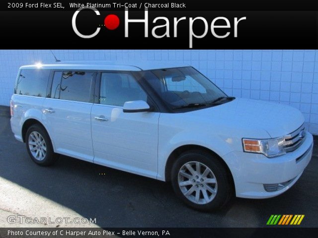 2009 Ford Flex SEL in White Platinum Tri-Coat