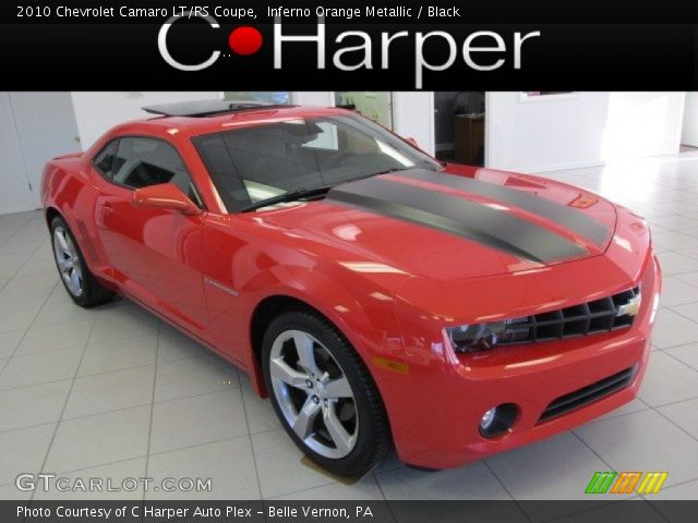 2010 Chevrolet Camaro LT/RS Coupe in Inferno Orange Metallic