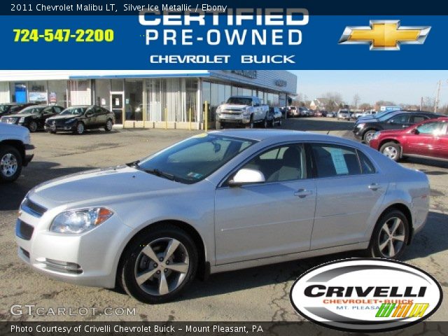 2011 Chevrolet Malibu LT in Silver Ice Metallic