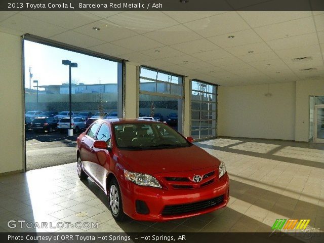 2013 Toyota Corolla L in Barcelona Red Metallic