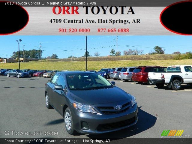 2013 Toyota Corolla L in Magnetic Gray Metallic