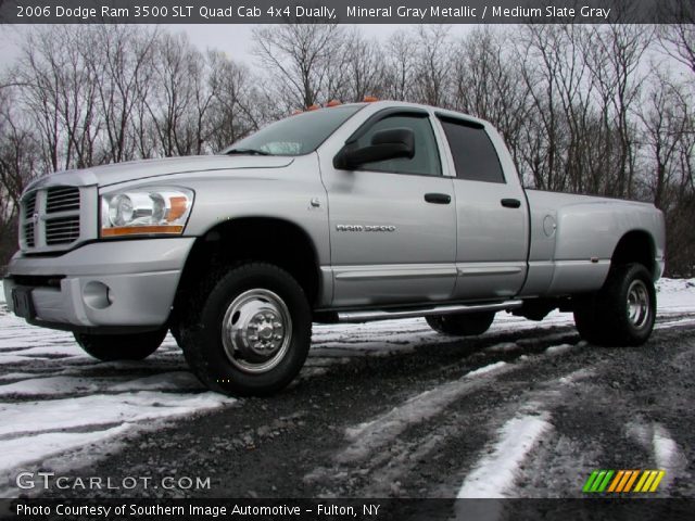 2006 Dodge Ram 3500 SLT Quad Cab 4x4 Dually in Mineral Gray Metallic
