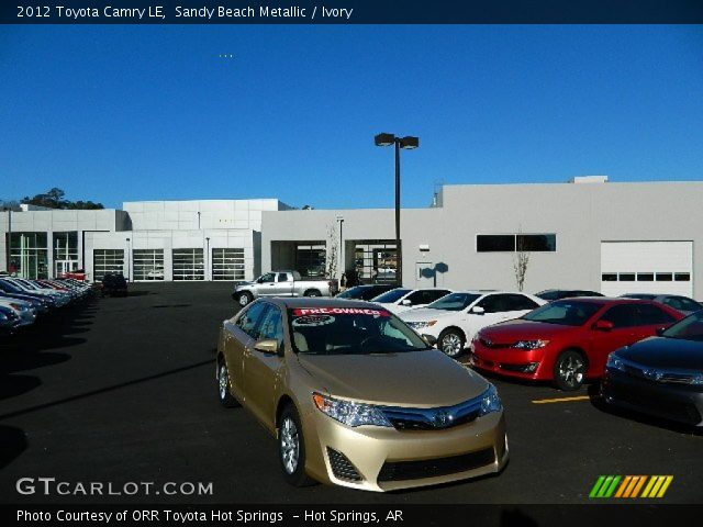 2012 Toyota Camry LE in Sandy Beach Metallic