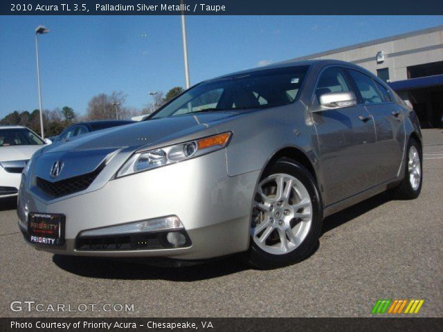 2010 Acura TL 3.5 in Palladium Silver Metallic