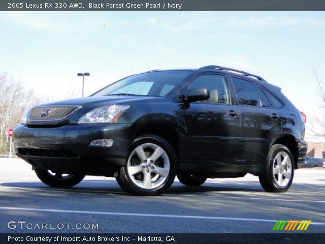 2005 Lexus RX 330 AWD in Black Forest Green Pearl