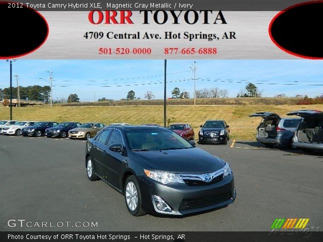 2012 Toyota Camry Hybrid XLE in Magnetic Gray Metallic