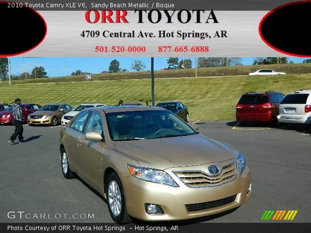 2010 Toyota Camry XLE V6 in Sandy Beach Metallic