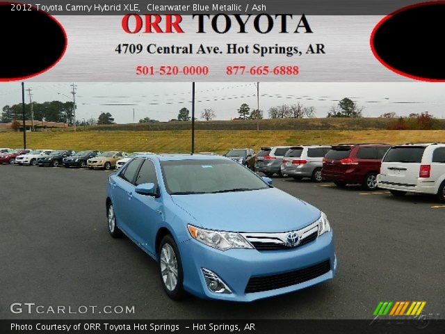 2012 Toyota Camry Hybrid XLE in Clearwater Blue Metallic
