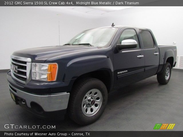 2012 GMC Sierra 1500 SL Crew Cab 4x4 in Midnight Blue Metallic
