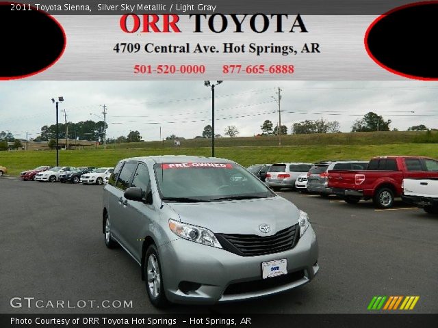 2011 Toyota Sienna  in Silver Sky Metallic