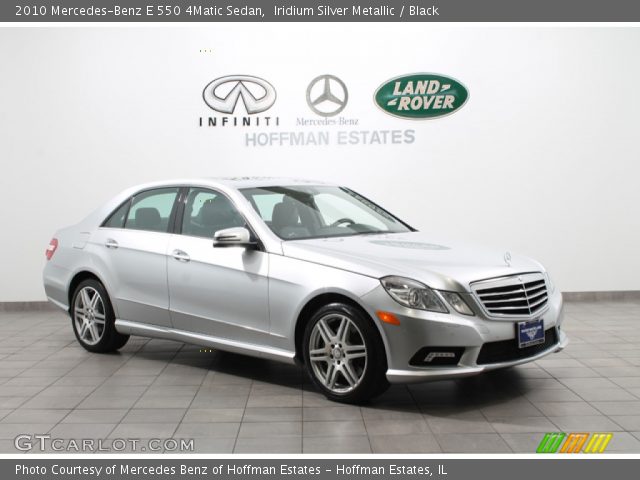 2010 Mercedes-Benz E 550 4Matic Sedan in Iridium Silver Metallic