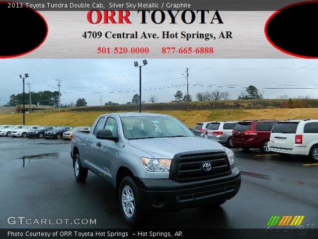 2013 Toyota Tundra Double Cab in Silver Sky Metallic