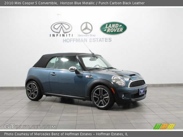 2010 Mini Cooper S Convertible in Horizon Blue Metallic