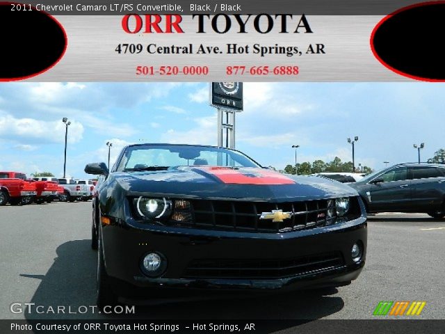 2011 Chevrolet Camaro LT/RS Convertible in Black