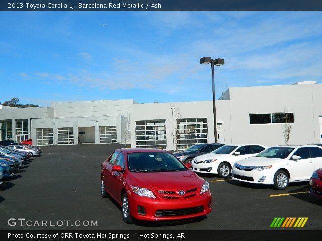 2013 Toyota Corolla L in Barcelona Red Metallic