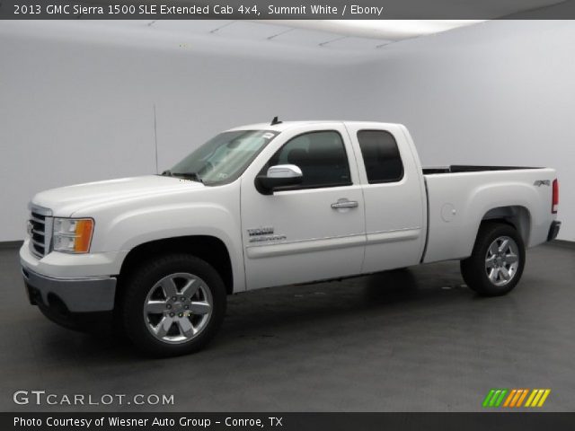 2013 GMC Sierra 1500 SLE Extended Cab 4x4 in Summit White