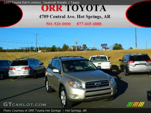 2007 Toyota RAV4 Limited in Savannah Metallic
