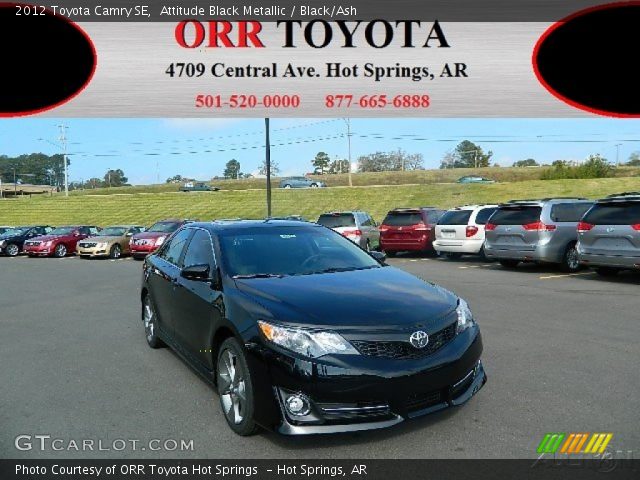 2012 Toyota Camry SE in Attitude Black Metallic
