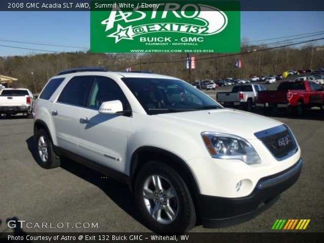 2008 GMC Acadia SLT AWD in Summit White