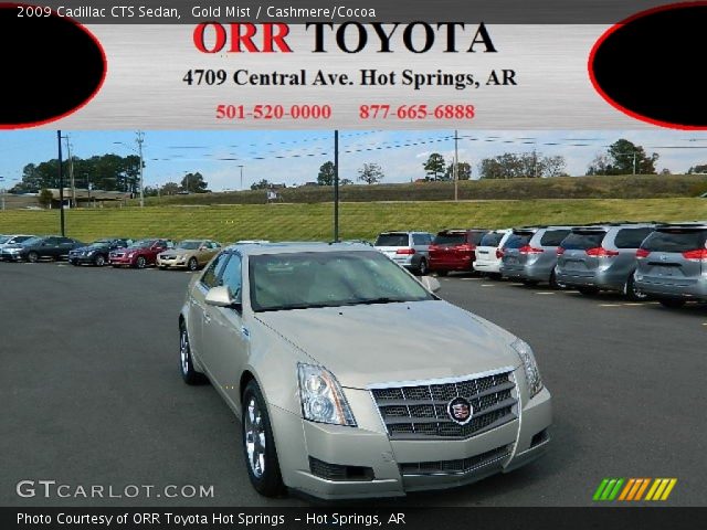 2009 Cadillac CTS Sedan in Gold Mist