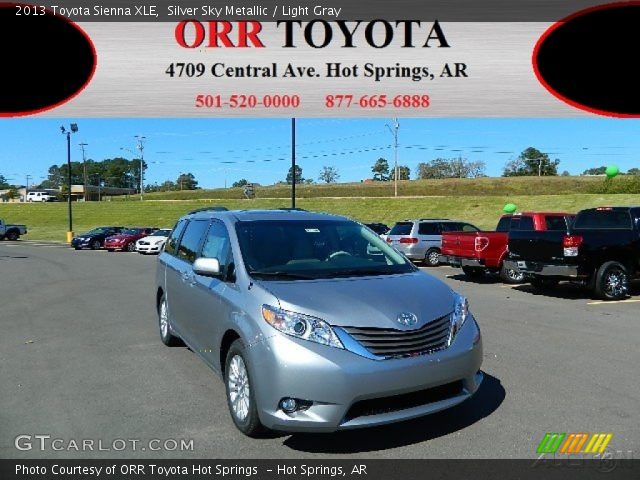 2013 Toyota Sienna XLE in Silver Sky Metallic
