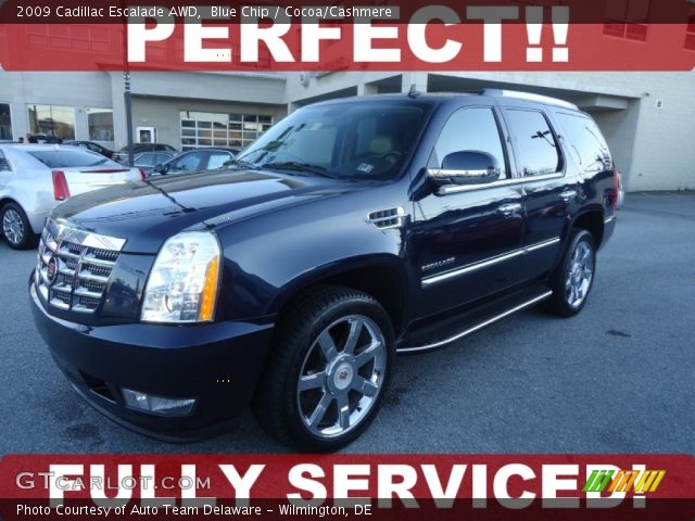 2009 Cadillac Escalade AWD in Blue Chip