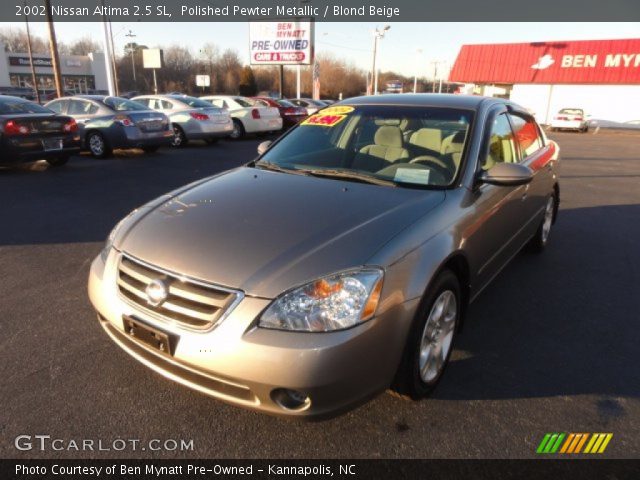2002 Nissan Altima 2.5 SL in Polished Pewter Metallic
